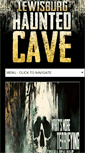 Mobile Screenshot of hauntedcaveatlewisburg.com